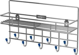 MySmartiee stainless steel mail and key holder with satin nickel finish