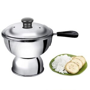 Stainless Steel Puttu Cup Maker for Gas & Induction Stoves