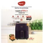 Pigeon Healthifry Plus 4.2L Digital Air Fryer - 1400W, 360 Degree Air Circulation, Non-Stick Basket - Image 3
