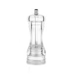7-Inch Acrylic Pepper Grinder - Manual Salt & Pepper Crusher for Kitchen