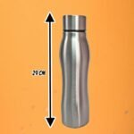 1L Stainless Steel Water Bottle - Spill-Proof, Single-Wall for Travel & Gym - Image 2