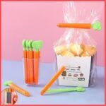 Carrot Bag Sealer Clips - Food Storage Sealer with Fridge Magnet Box - Image 7