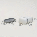 Leakproof Travel Soap Case - Waterproof Container with Drain Lid for Gym/Camping - Image 2