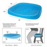 Egg Gel Seat Cushion - Ergonomic Pressure Relief Chair Pad (Non-Slip, Breathable) - Image 5