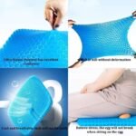 Egg Gel Seat Cushion - Ergonomic Pressure Relief Chair Pad (Non-Slip, Breathable) - Image 7
