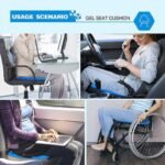 Egg Gel Seat Cushion - Ergonomic Pressure Relief Chair Pad (Non-Slip, Breathable) - Image 8