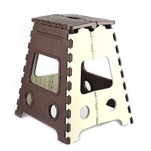 MySmartiee Foldable Step Stool with ergonomic handle and matte finish