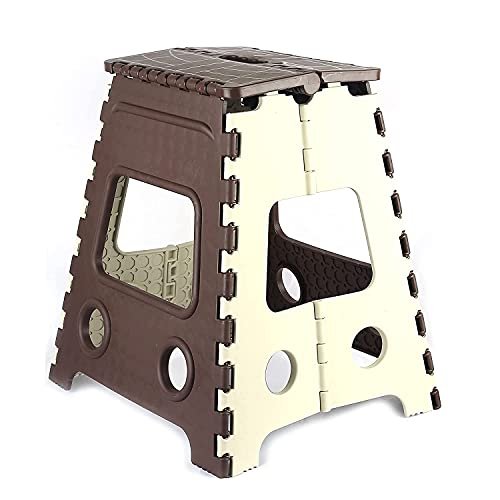 MySmartiee Foldable Step Stool with ergonomic handle and matte finish