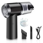 2-in-1 USB Rechargeable Car Vacuum & Blower - Portable, Handheld for Travel