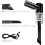 2-in-1 USB Rechargeable Car Vacuum & Blower - Portable, Handheld for Travel - Image 3