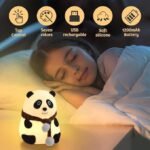 Panda Night Light - 7-Color USB Rechargeable, Touch Lamp for Kids' Bedroom - Image 3
