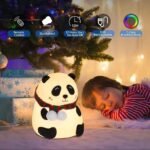 Panda Night Light - 7-Color USB Rechargeable, Touch Lamp for Kids' Bedroom - Image 2