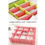 Adjustable Drawer Divider Strips - Interlocking Closet & Cabinet Organizer - Image 5