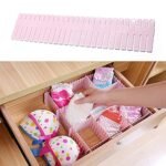 Adjustable Drawer Divider Strips - Interlocking Closet & Cabinet Organizer - Image 8