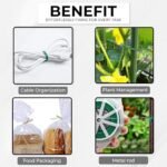 50m Twist Tie Wire - Built-in Cutter, High Quality Plant Support - Image 5