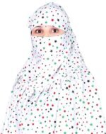 Printed Cotton Scarf Mask - Lightweight Sun Protection for Women (Universal Size)