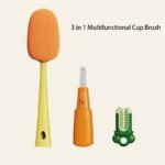 3-in-1 Cleaning Brush Set - 360 Degree Long Handle for Bottles & Baby Bottles - Image 2