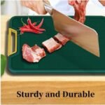 Extra-Thick Plastic Chopping Board - Heavy Duty Non-Slip Cutting Board for Kitchen - Image 7