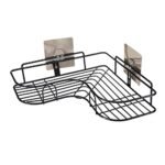 Corner Wall Shelf - Self-Adhesive Metal Rack for Bathroom & Kitchen Storage - MySmartiee
