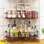 Corner Wall Shelf - Self-Adhesive Metal Rack for Bathroom & Kitchen Storage - MySmartiee - Image 8