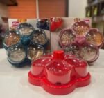 Lotus Dry Fruit Container Set - Airtight Serving & Gifting Tray - Image 6