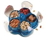 Lotus Dry Fruit Container Set - Airtight Serving & Gifting Tray