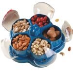 Lotus Dry Fruit Container Set - Airtight Serving & Gifting Tray