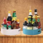 360 Degree Rotating Tray - Multi-Purpose Lazy Susan for Spices & Cosmetics