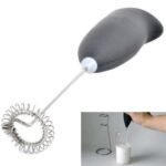 Electric Milk Frother - Rechargeable Stainless Steel Coffee Whisk-Pink colour only - Image 6