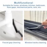 Slim Gap Cleaning Brushes - Hard Bristle Crevice Tool for Tiles & Windows - Image 5