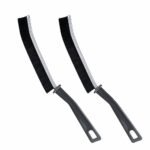 Slim Gap Cleaning Brushes - Hard Bristle Crevice Tool for Tiles & Windows