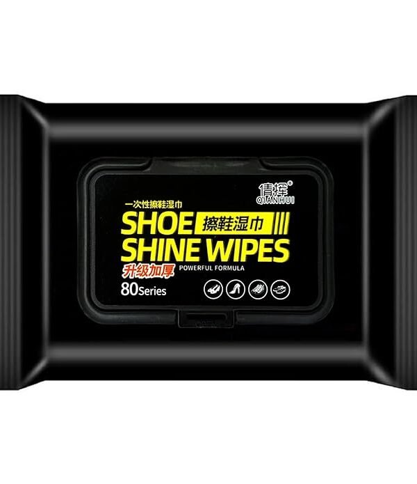 Sneaker & Shoe Cleaning Wipes - 80 Count Disposable Stain Remover for All Footwear