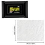 Sneaker & Shoe Cleaning Wipes - 80 Count Disposable Stain Remover for All Footwear - Image 2