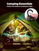 Rechargeable LED Camping Lamp - Waterproof Tent Light with USB & 3 Modes for Outdoor Use - Image 7