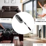 Microfiber Car Duster with Extendable Handle - Scratch-Free Cleaning Brush for Wet & Dry Use - Image 4