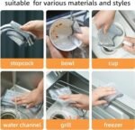 10-Pack Scrubber Sheets - Non-Scratch Stainless Steel for Dishes - Image 5