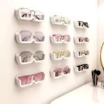 Wall-Mounted Specs Holder with Adhesive - Plastic Eyewear Display Stand - Image 3
