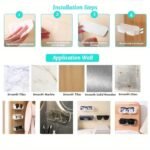 Wall-Mounted Specs Holder with Adhesive - Plastic Eyewear Display Stand - Image 7