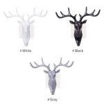 Deer Head Wall Hook - Self-Adhesive Hanger for Bags, Keys, and Accessories - Image 4
