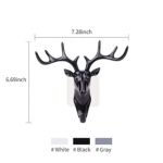 Deer Head Wall Hook - Self-Adhesive Hanger for Bags, Keys, and Accessories - Image 2
