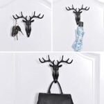 Deer Head Wall Hook - Self-Adhesive Hanger for Bags, Keys, and Accessories - Image 3