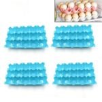 Plastic Egg Tray Set - Rectangular Storage Tray with 15 Cavities for Eggs-Random colour - Image 3