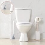 Golf Shape Silicone Toilet Brush, 360 Degree Deep Clean, Long No-Slip Handle, with Wall Hook - Image 7