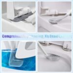 Golf Shape Silicone Toilet Brush, 360 Degree Deep Clean, Long No-Slip Handle, with Wall Hook - Image 6