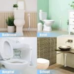 Golf Shape Silicone Toilet Brush, 360 Degree Deep Clean, Long No-Slip Handle, with Wall Hook - Image 3