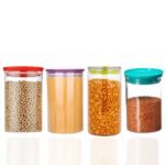 Set of 2 | 900 ML Air-Tight Storage Containers, BPA Free Kitchen Organizer for Pantry