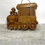 Train Engine Key Holder Stand, Antique Plastic Key Holder for Home & Office - Image 4