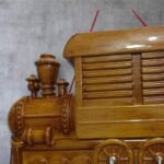 Train Engine Key Holder Stand, Antique Plastic Key Holder for Home & Office - Image 3