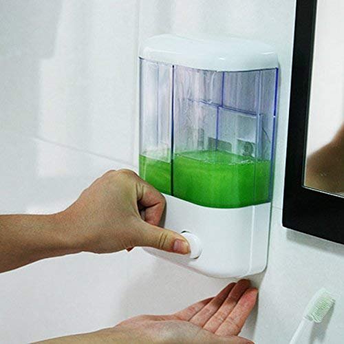 MS449_6 Wall Mounted Soap Dispenser, Suction Cup Liquid Hand Wash Dispenser for Home & Office - Image 3