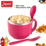 APEX 650ml Stainless Steel Noodle Soup Bowl | BPA Free Serving Bowl with Lid - Image 3